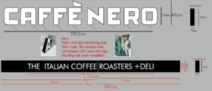 Sign Makers In London, Caffe Nero Signage