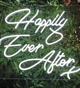 Bespoke neon signage for events and weddings
