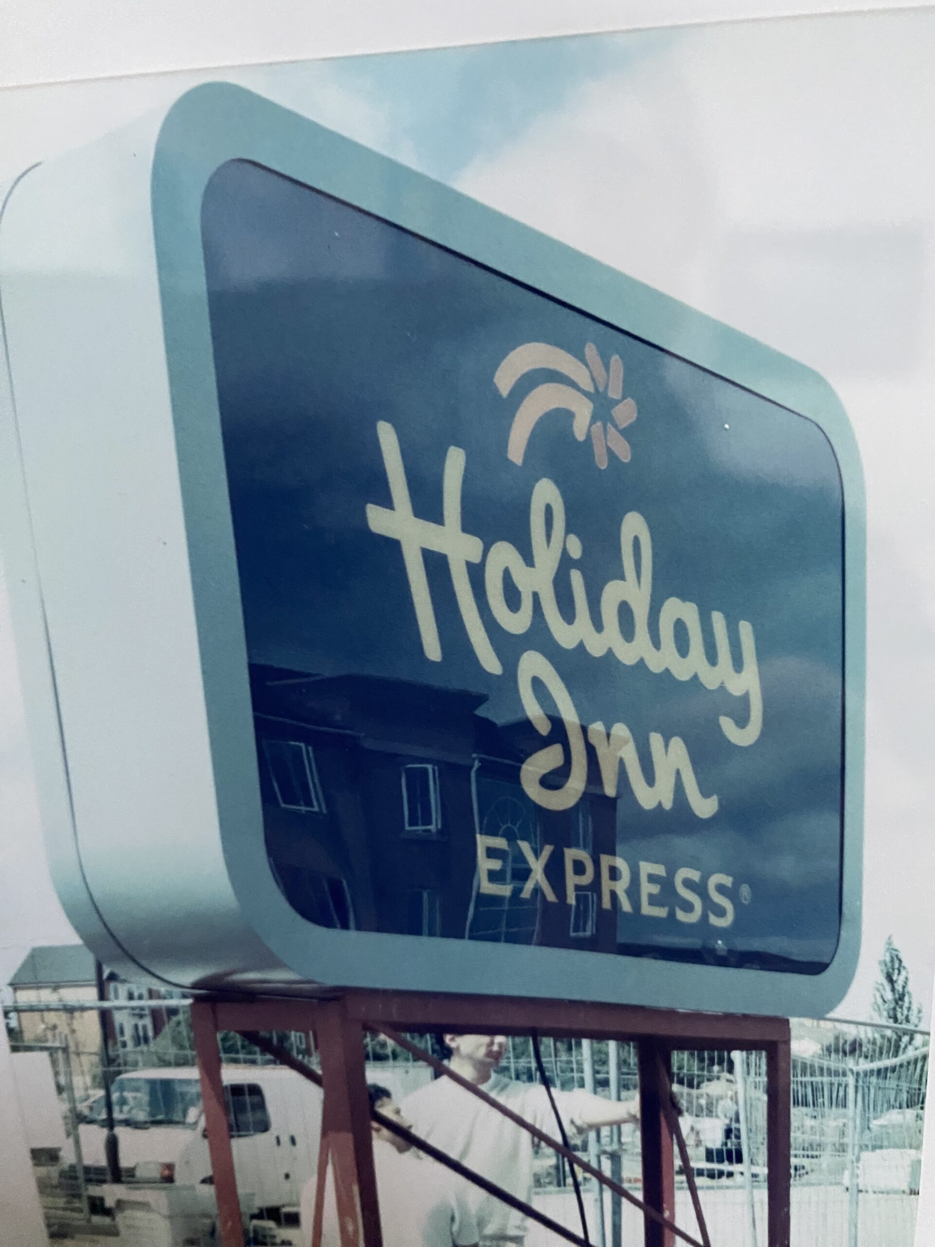 An other commercial sign for Holiday Inn hotel London